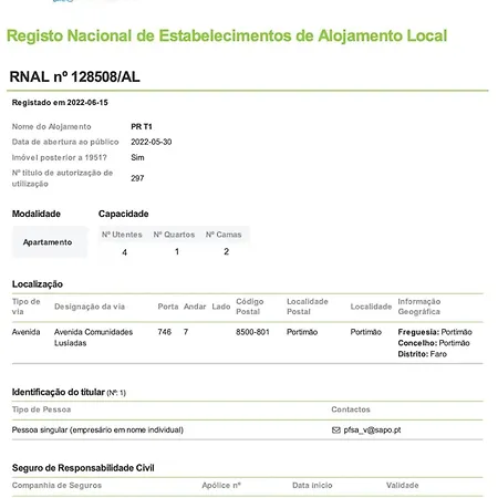 Apartament T1 Rocha
